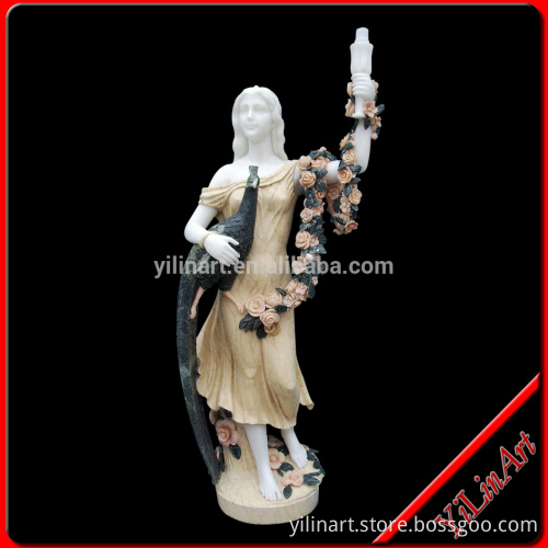 Female Garden Ornaments Marble Statues (YL-R112)